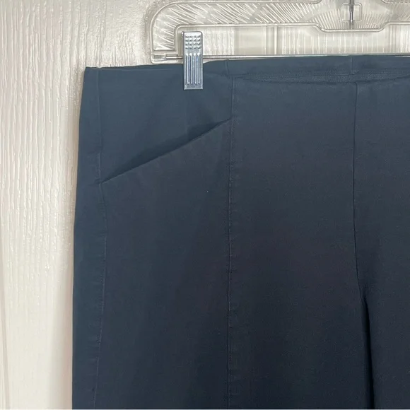 Old Navy Black Wide Leg Pants Sz XL Pull On Pockets - Picture 5 of 12